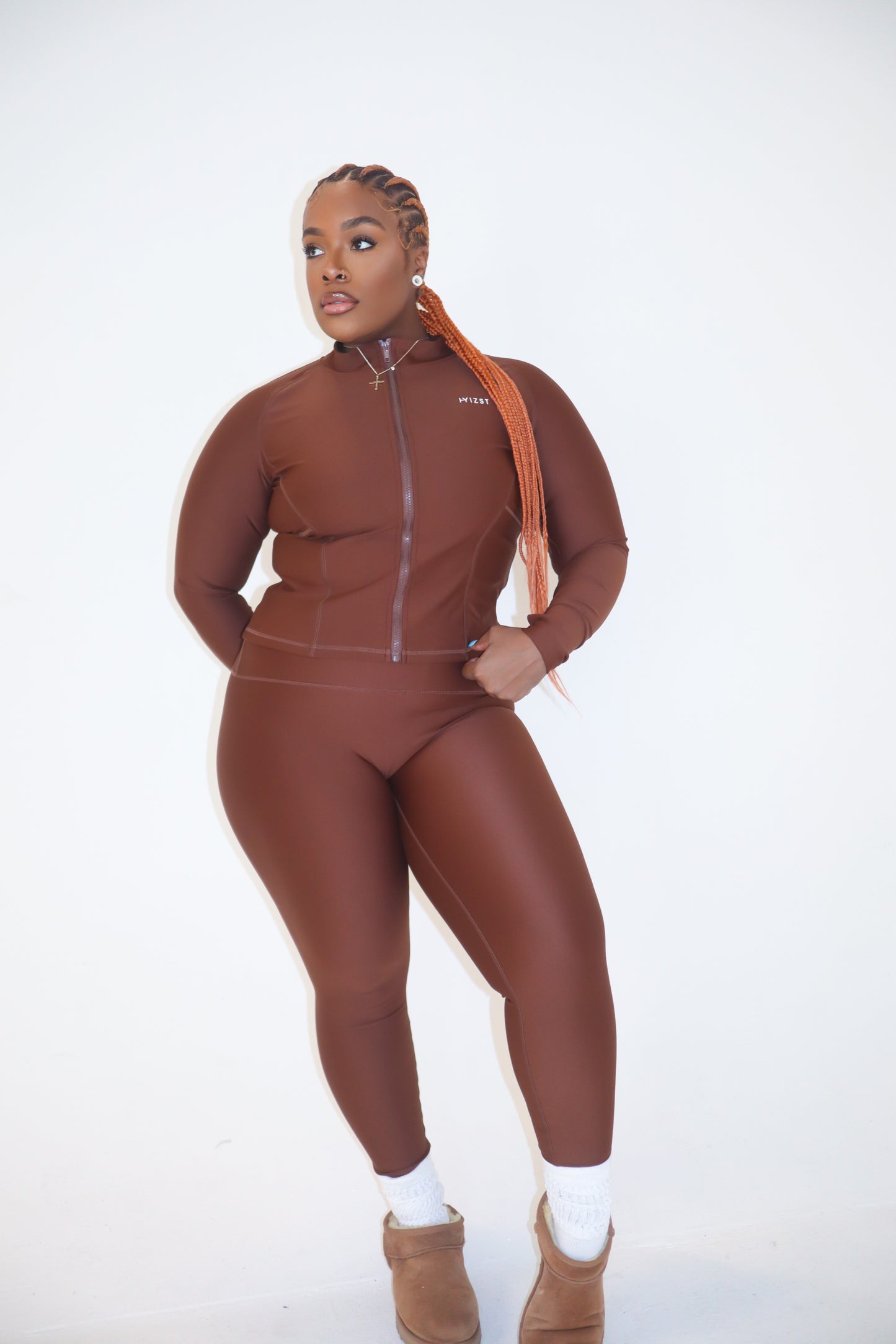 PURPOSE LEGGINGS-CHOCOLIT